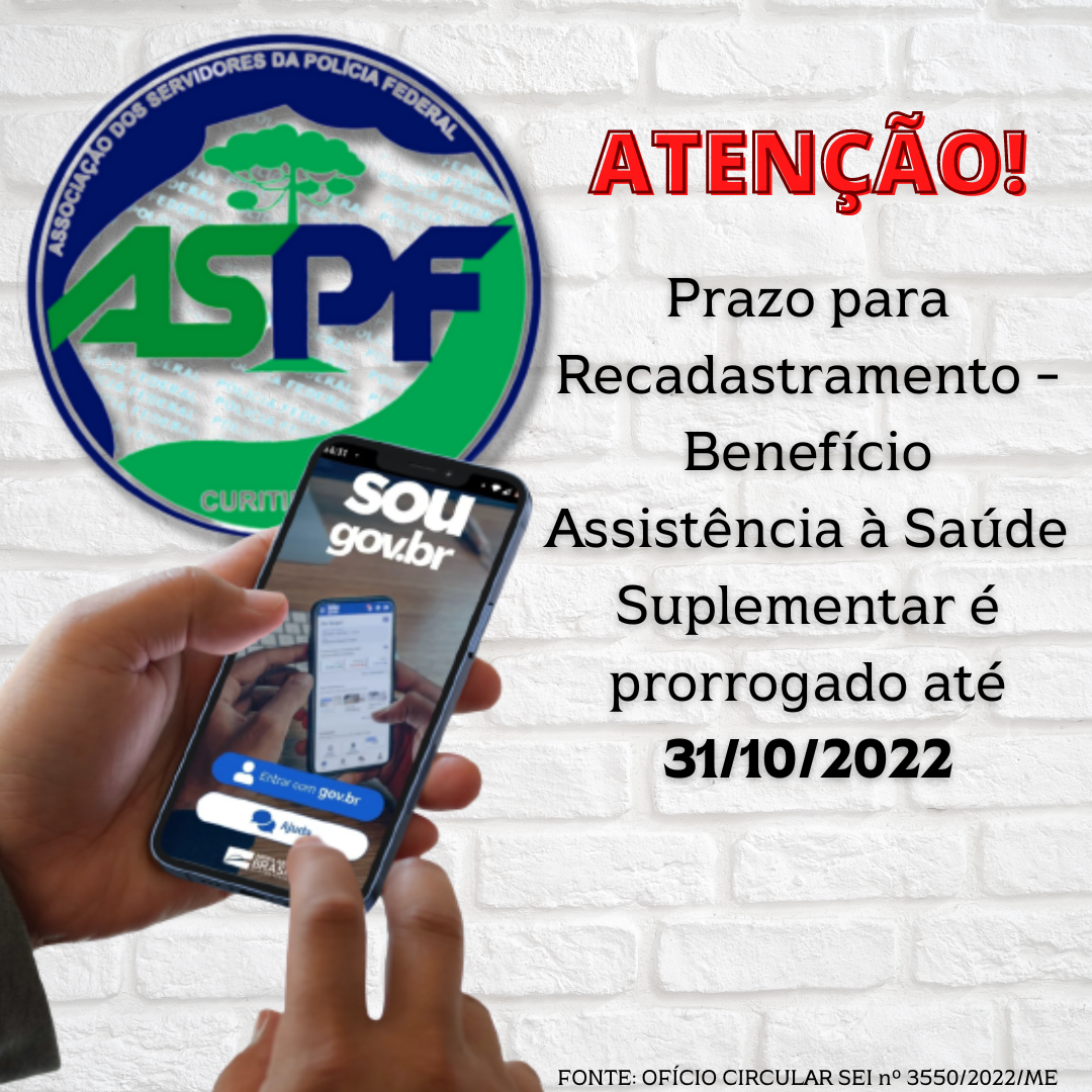 RECADASTRAMENTO - SAÚDE SUPLEMENTAR - ASPF